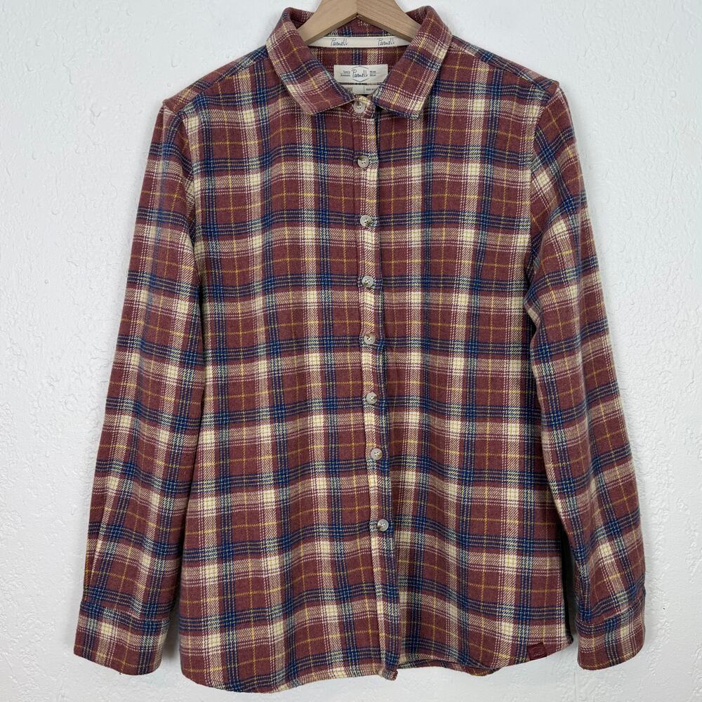 Purnell Women's Wool Blend Plaid Flannel Shirt Size Large